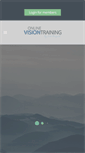 Mobile Screenshot of online-visiontraining.com